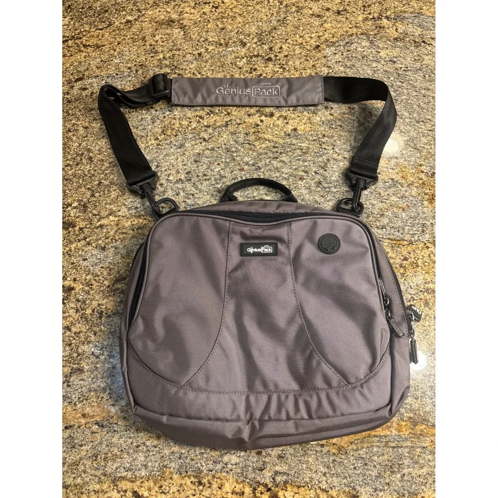 Genius‎ Pack High Altitude Flight Bag Grey Travel Organizer Messenger Bag